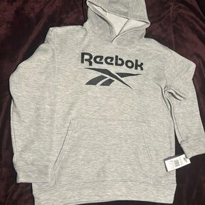 Reebok Light Gray Kids Hoodie